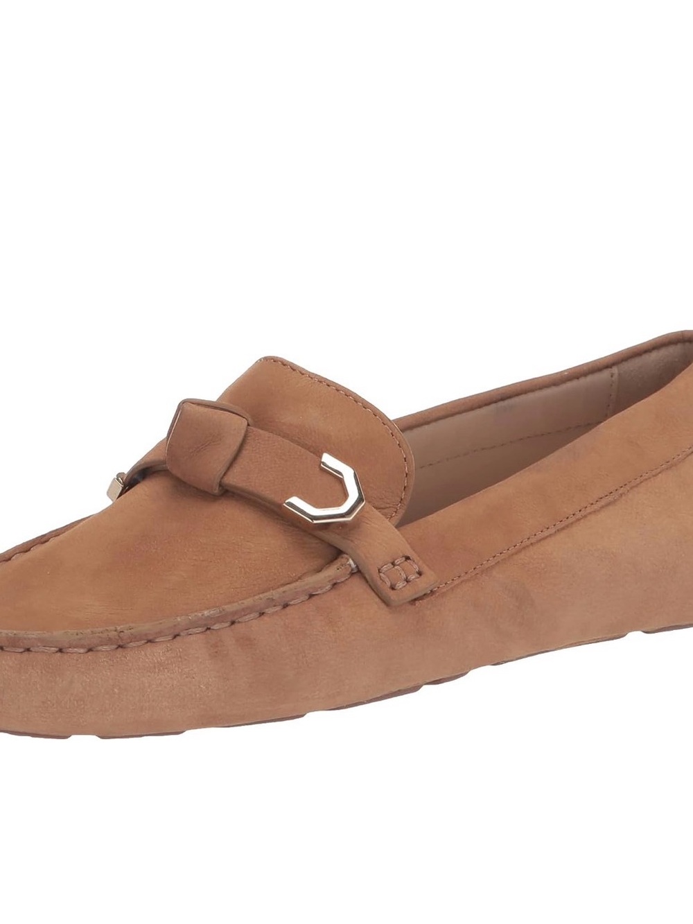 Cole Hans - Women's Tan Suede Moccasin Loafers